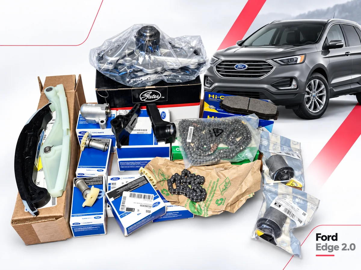 Комплект ГРМ и тормозные колодки для Ford Edge 2.0